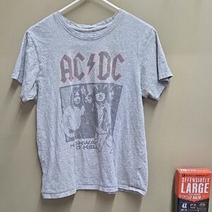 AC/DC Vintage Gray Kids Tee